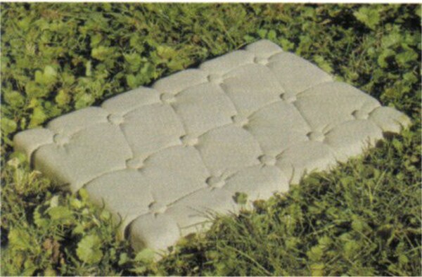 Decorative Button Top Garden Stepping Stone sculptural statuary unique